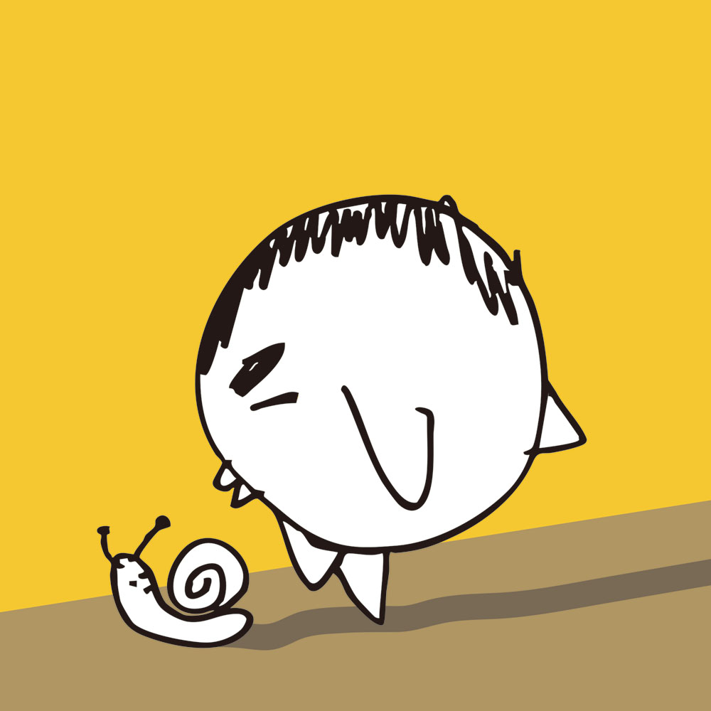 きもじい「カタツムリ」